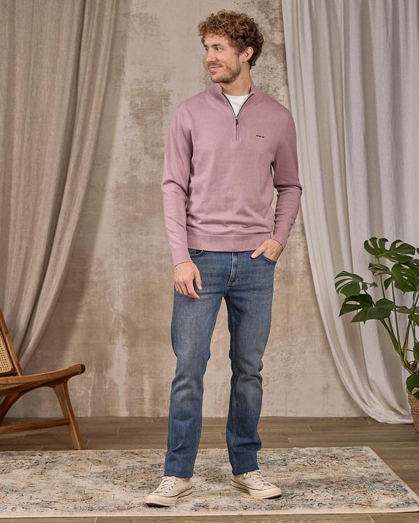 Pull col camionneur violet Pull col camionneur violet