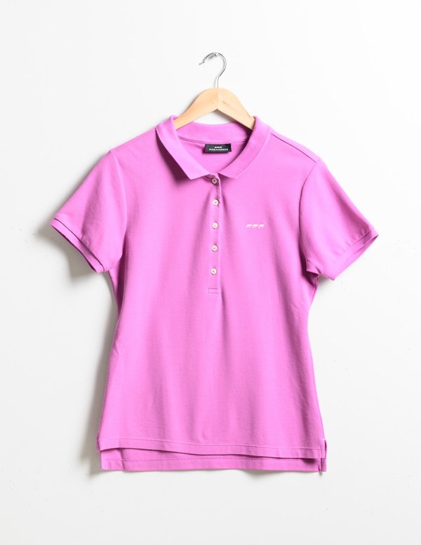 Polo piqué Jeanne manches courtes uni 100% coton