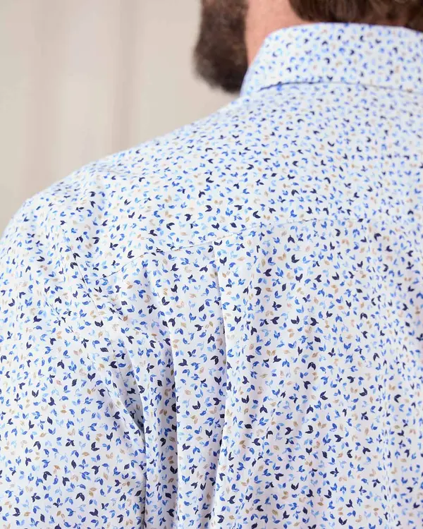 Chemise Easy Care George bleu