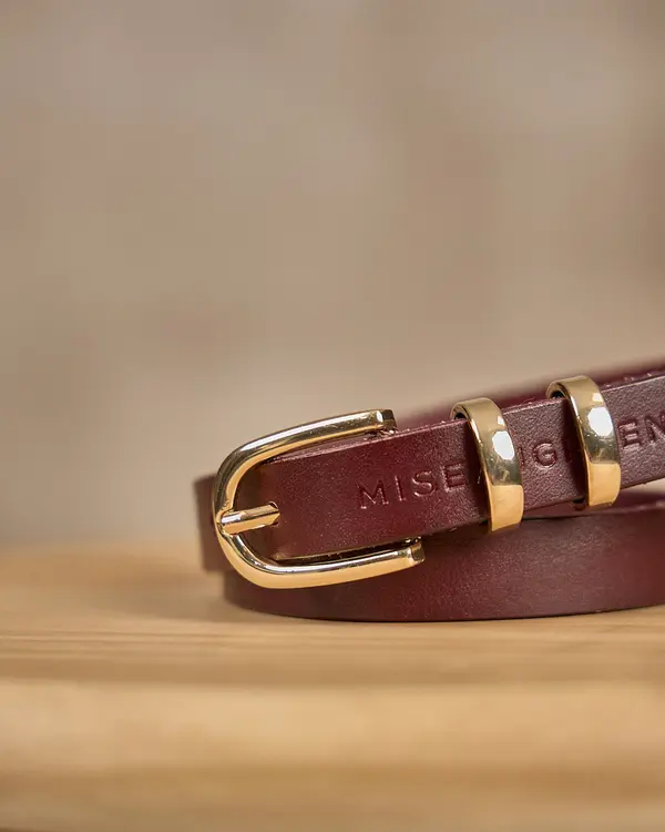 Ceinture fine rouge