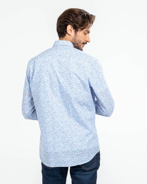 Chemise fantaisie online homme manche longue