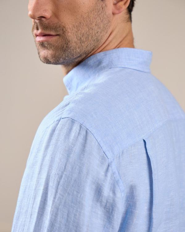 Chemise lin Gibson bleu