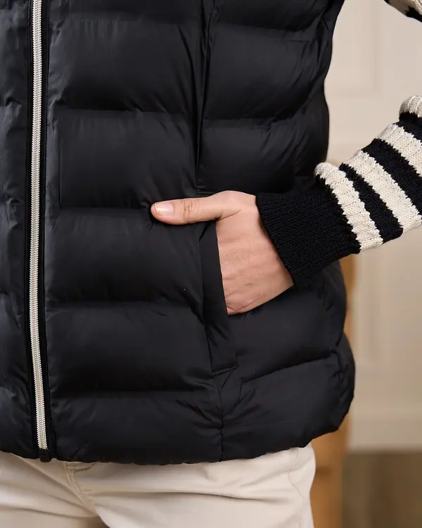 Doudoune sans manches noir