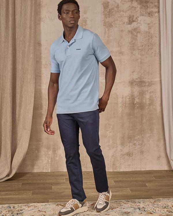 Polo Collin bleu