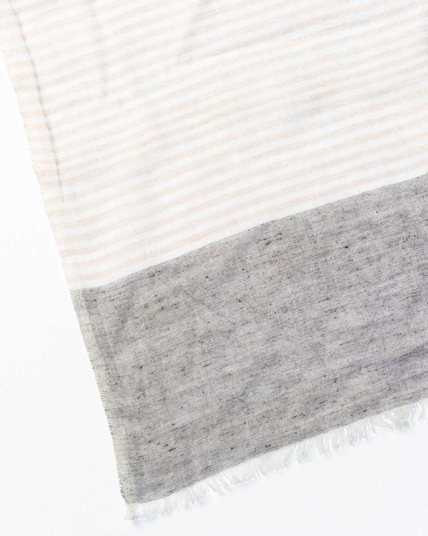 Chèche à carreaux 100% Coton beige Chèche à carreaux 100% Coton beige
