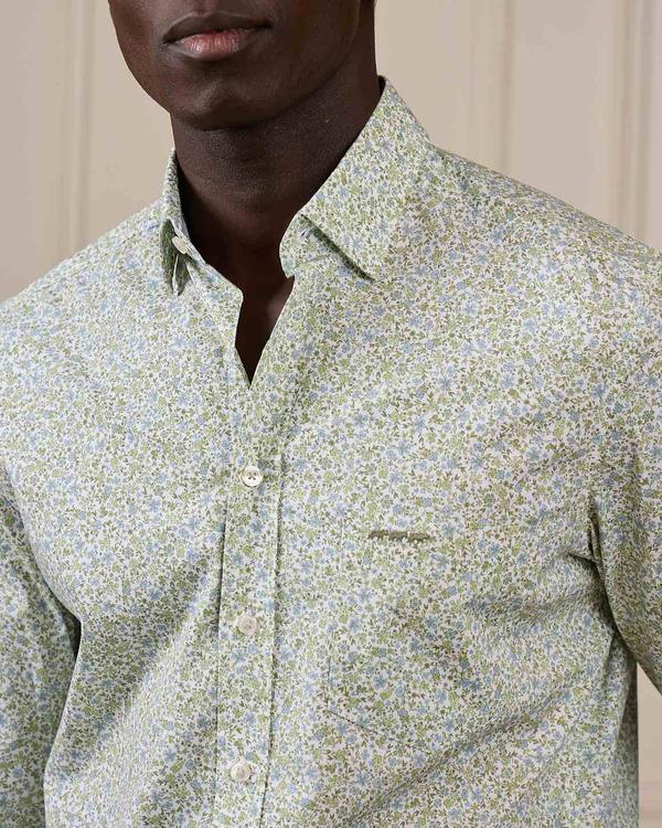 Chemise fantaisie vert