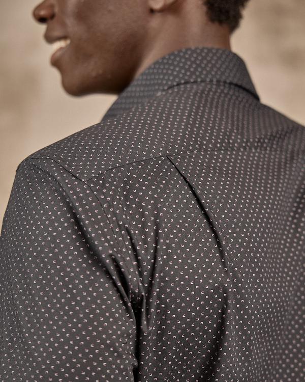Chemise micro motifs noir Chemise micro motifs noir