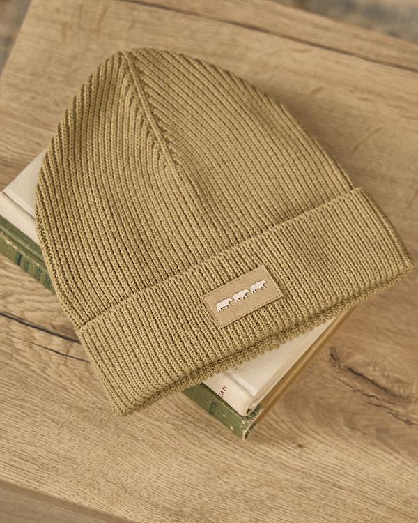 Bonnet en tricot vert Bonnet en tricot vert