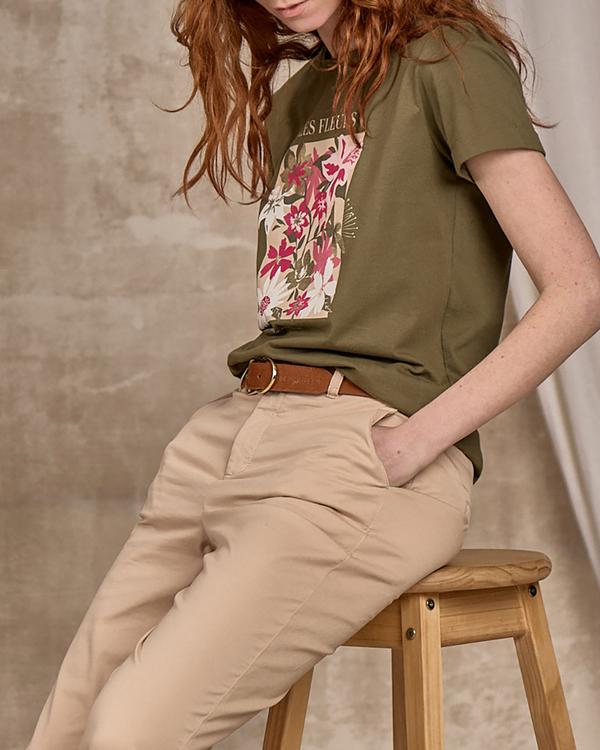T-shirt Dahlia vert