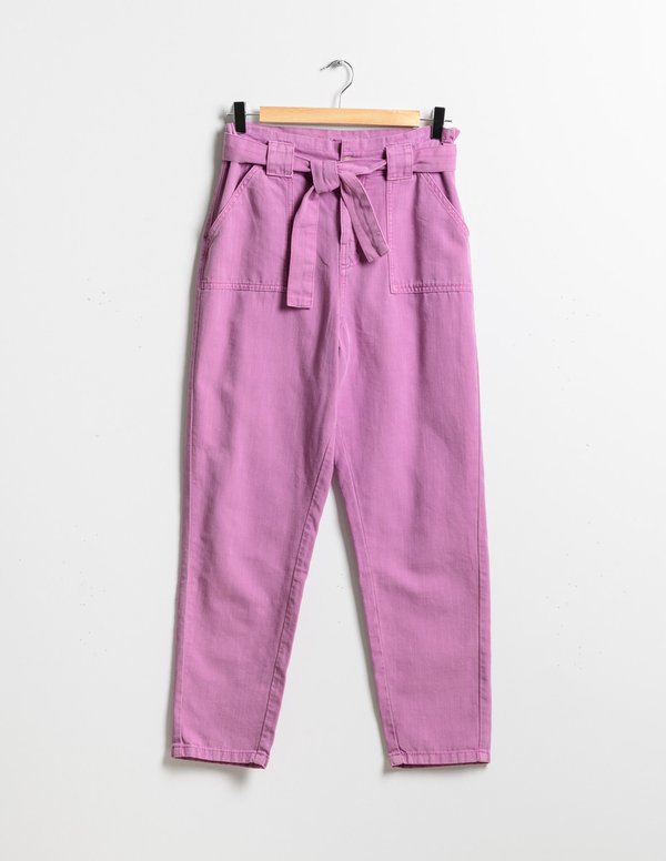 Pantalon carotte en coton Standard 100 by OEKO-TEX® Pantalon carotte en coton Standard 100 by OEKO-TEX®