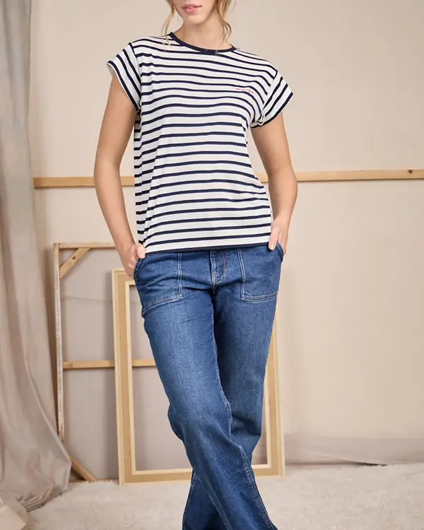 T-shirt charme blanc