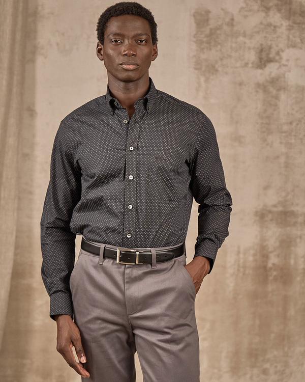 Chemise micro motifs noir Chemise micro motifs noir