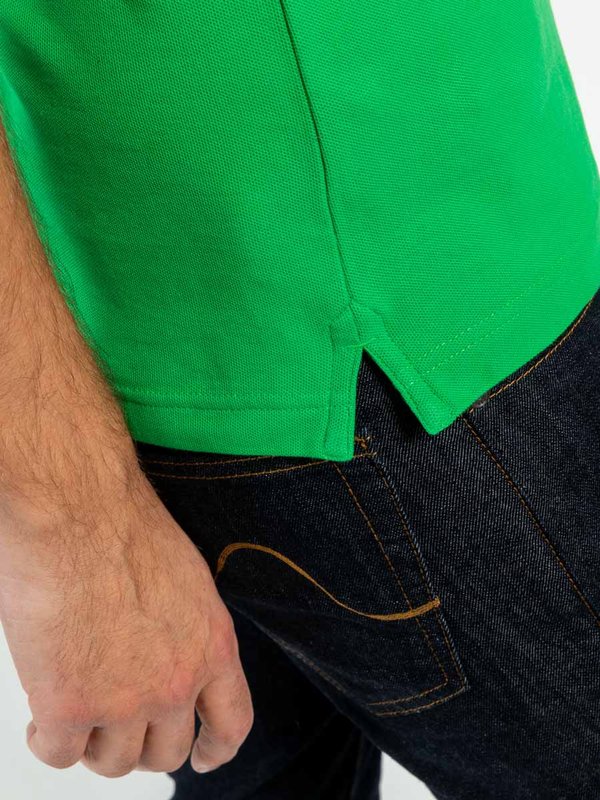 Polo piqué Simon manches courtes modern fit vert Polo piqué Simon manches courtes modern fit vert