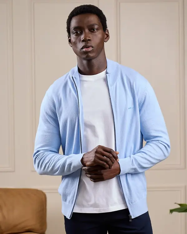 Cardigan Edison bleu