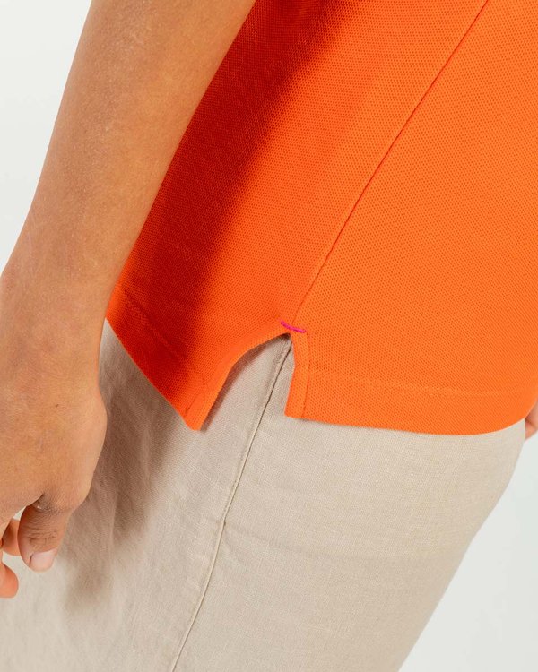 Polo uni sans manches coton Standard 100 by OEKO-TEX® orange