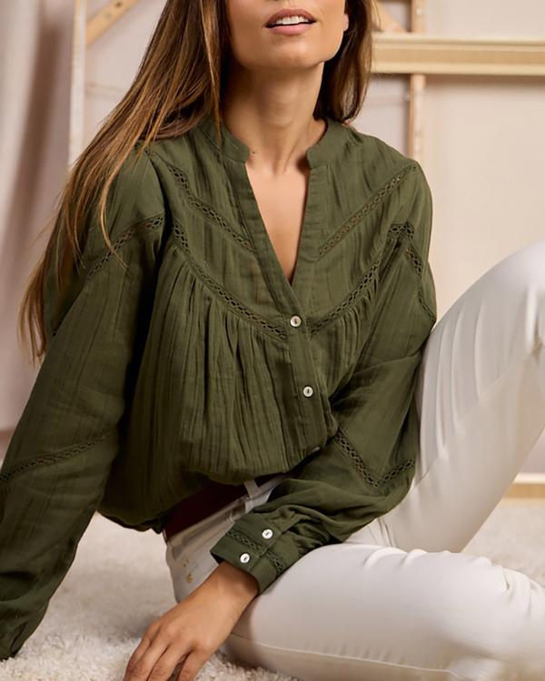 Chemise Clemmy vert
