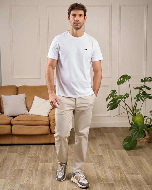 T-shirt Cédric blanc