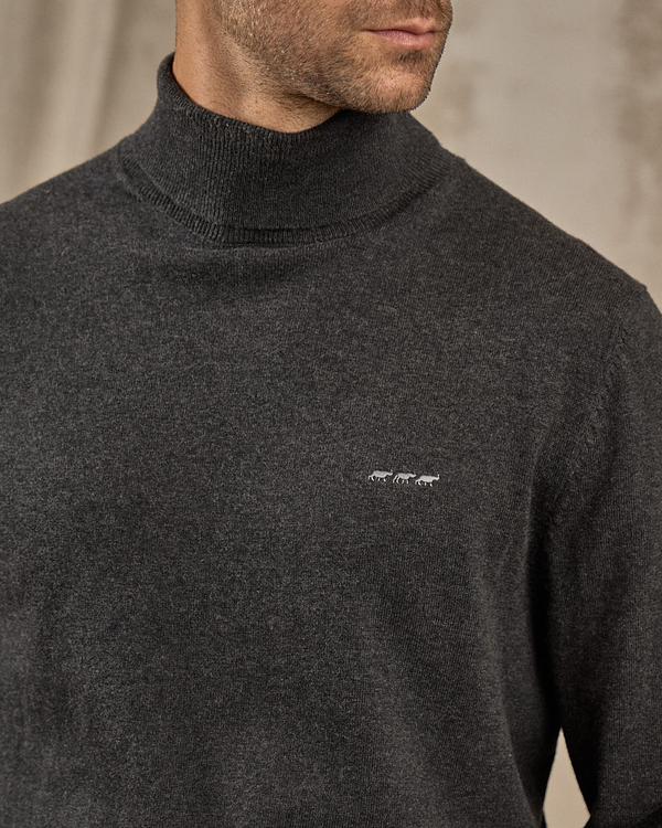 Pull col roulé gris Pull col roulé gris