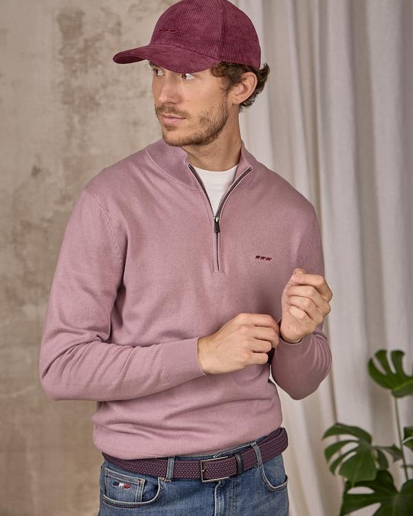 Pull col camionneur violet Pull col camionneur violet