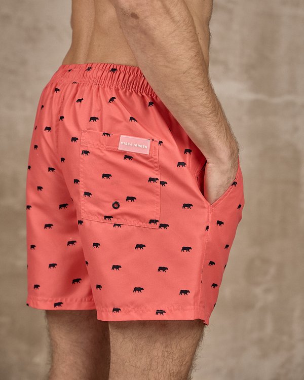 Short de bain imprimé petites vaches Short de bain imprimé petites vaches