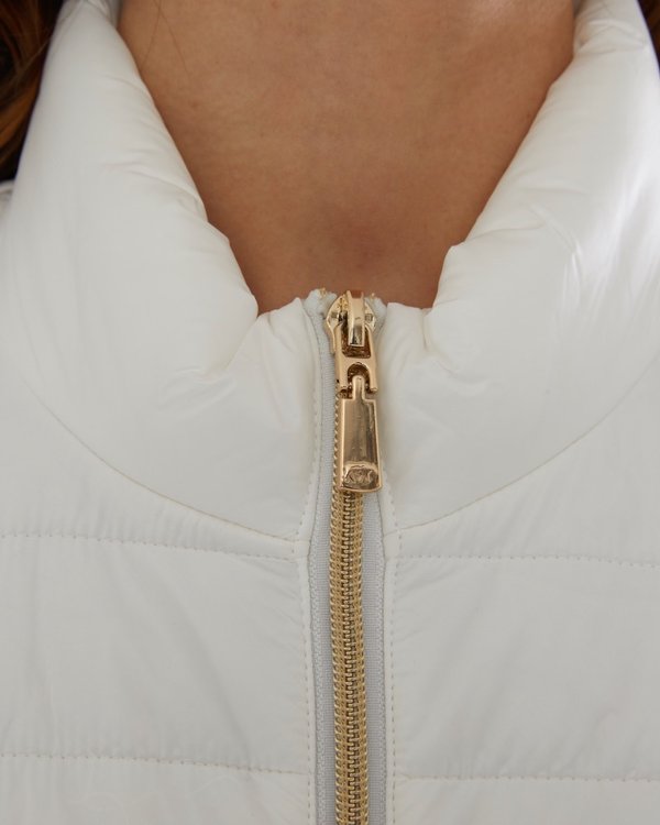 Doudoune sans manches Tina unie en polyester recyclé