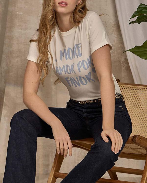 T-shirt Denise blanc