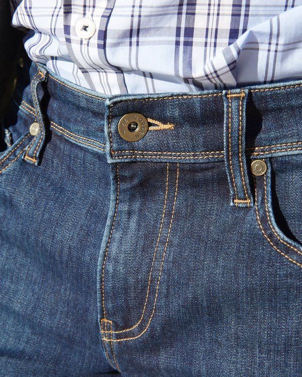Jean 5 poches coupe regular fit bleu