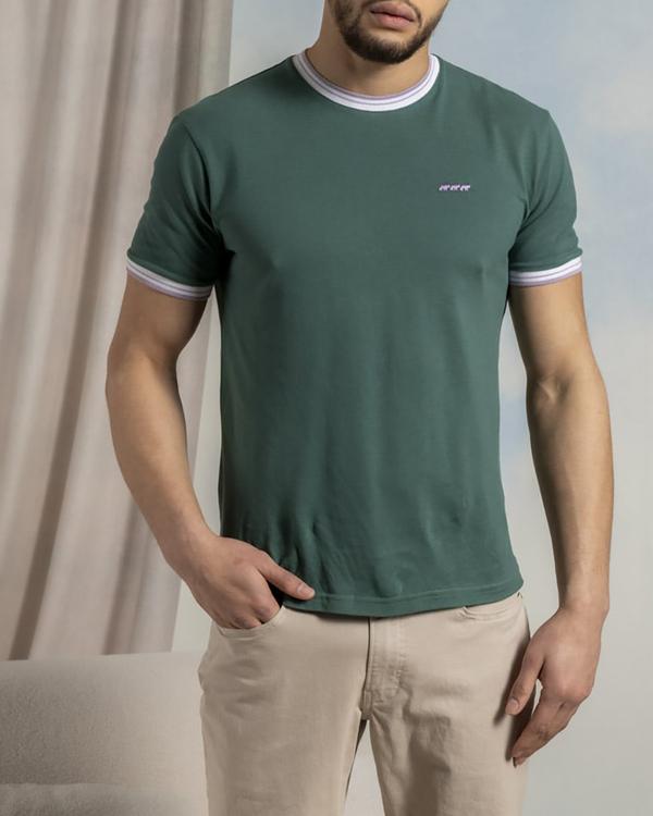 T-shirt uni col rond
