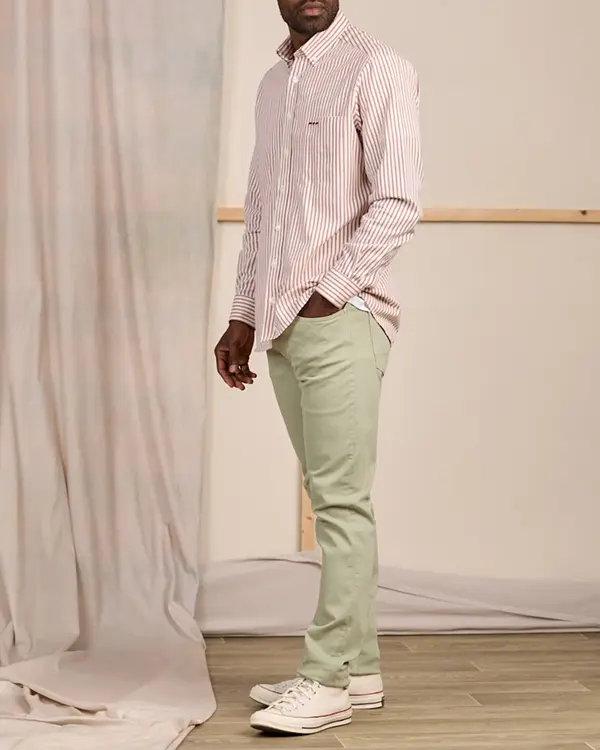 Chemise rayée rouge Chemise rayée rouge