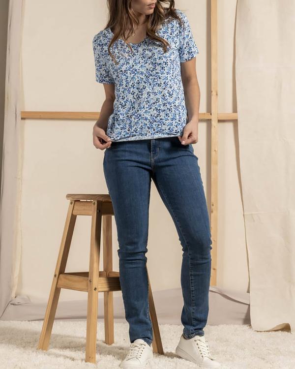 T-shirt imprimé fleuri T-shirt imprimé fleuri