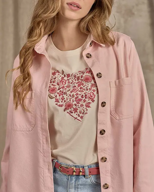 Surchemise Enora rose