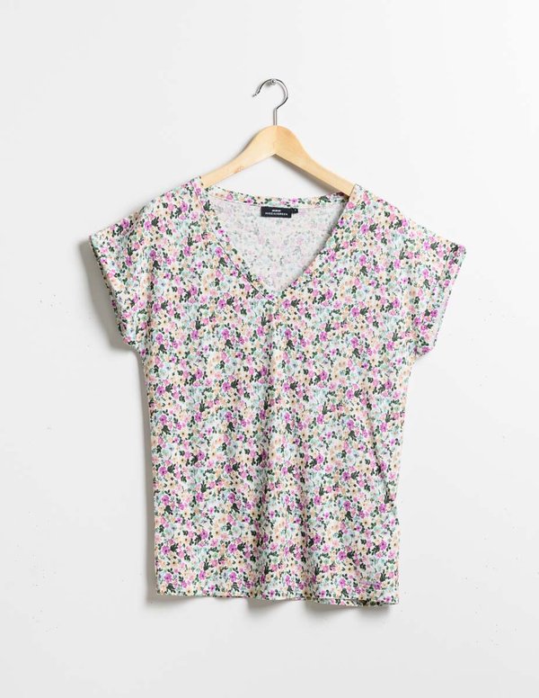 T-shirt uni col V Standard 100 by OEKO-TEX®