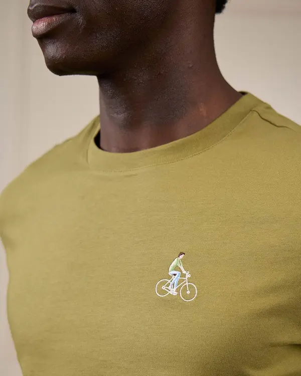 T-shirt brodé 40 ans vert