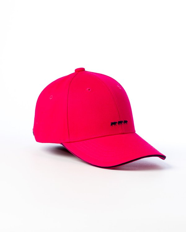 Casquette baseball unie en coton rose Casquette baseball unie en coton rose