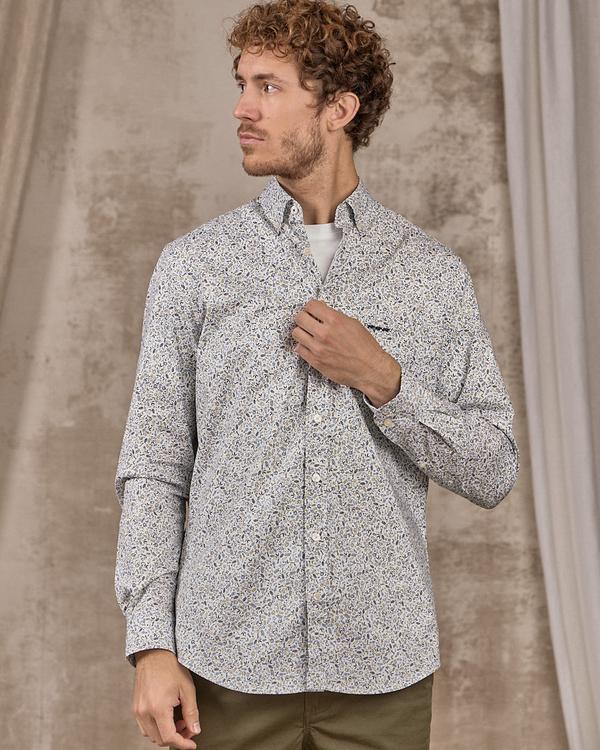 Chemise feuillage blanc Chemise feuillage blanc