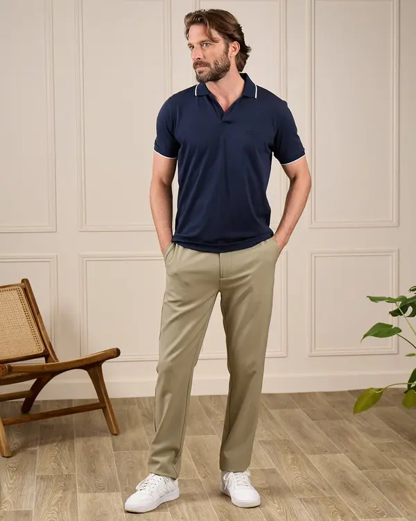 Chino léger Dremon vert