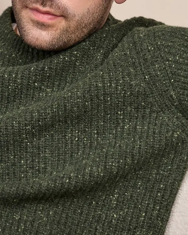 Pull grosse jauge vert Pull grosse jauge vert