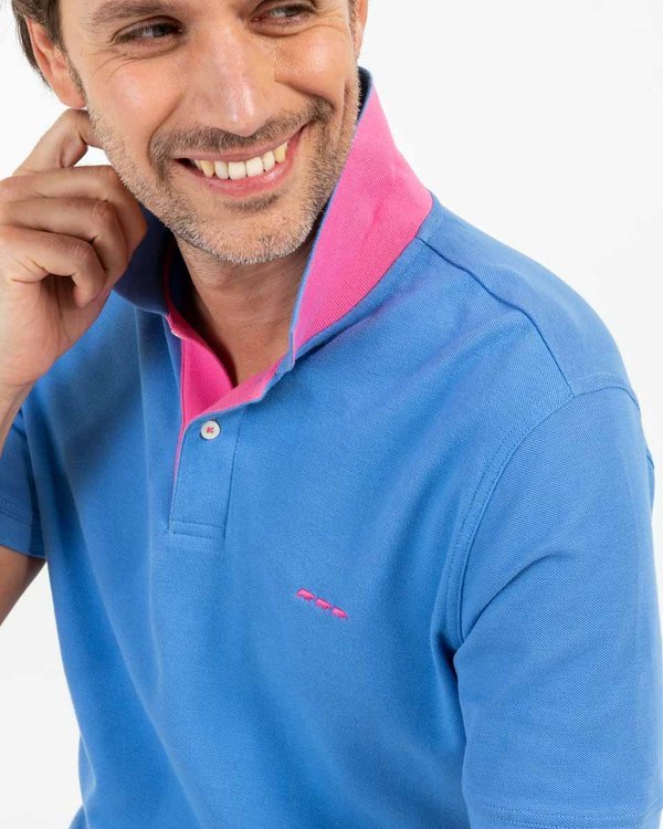 Polo piqué Max coupe droite à manches courtes en coton Polo piqué Max coupe droite à manches courtes en coton