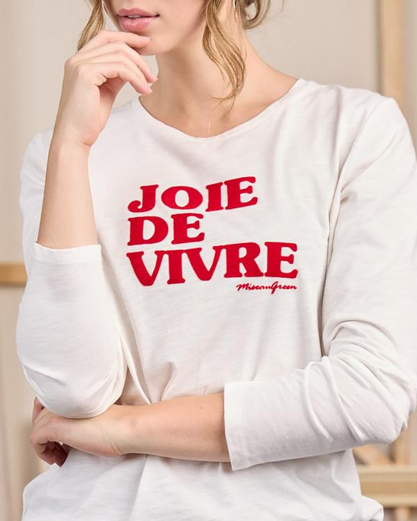 T-shirt message blanc