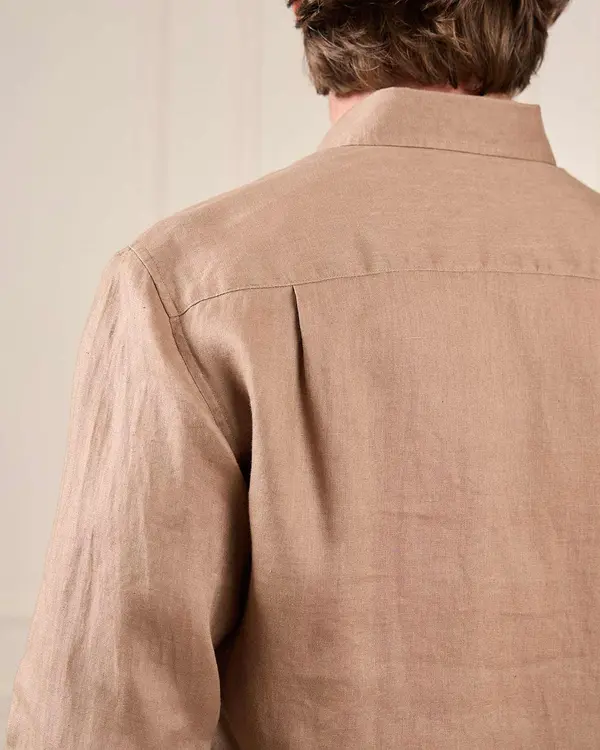 Chemise lin Gibson beige