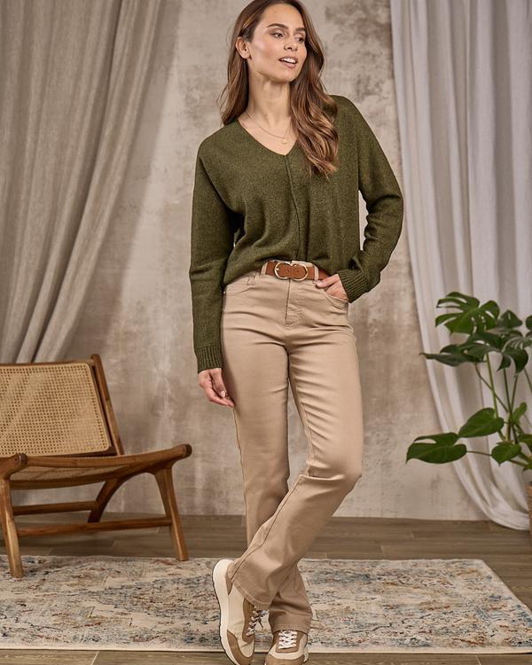 Pull Émilie vert