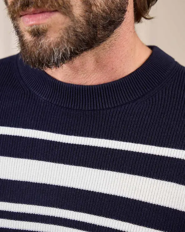 Pull marinière Gilson bleu