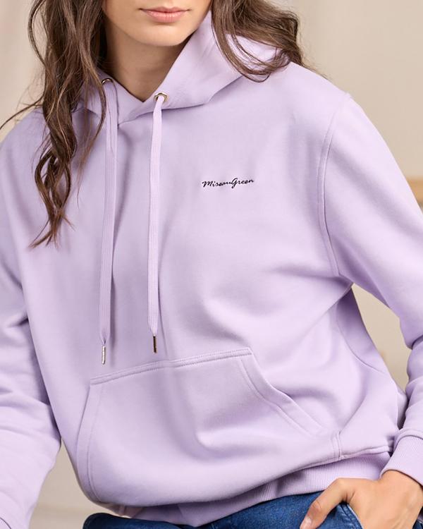 Hoodie uni violet