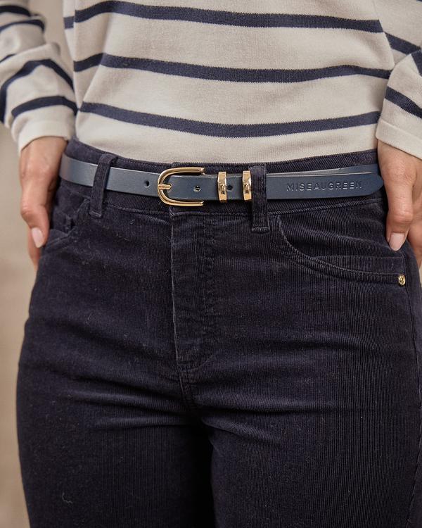 Ceinture fine en cuir lisse Ceinture fine en cuir lisse