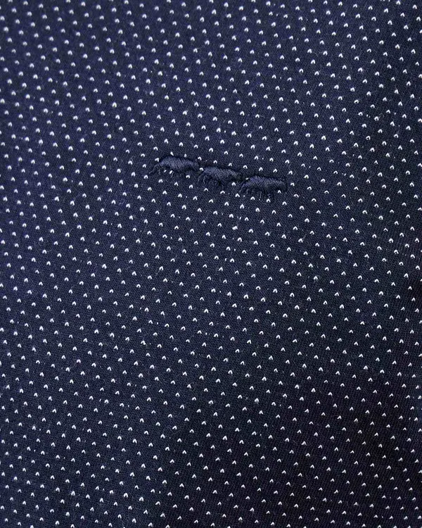 Polo jacquard Gillie bleu