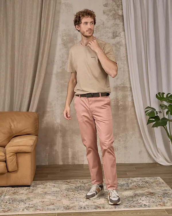 Chino modern fit rose