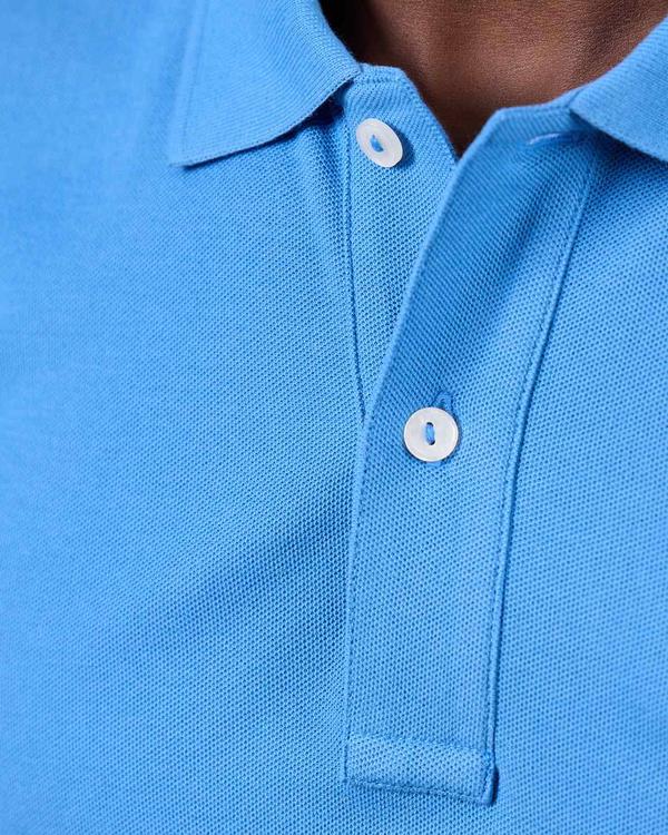 Polo blason bleu