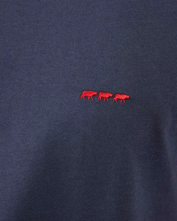 T-shirt Cédric bleu