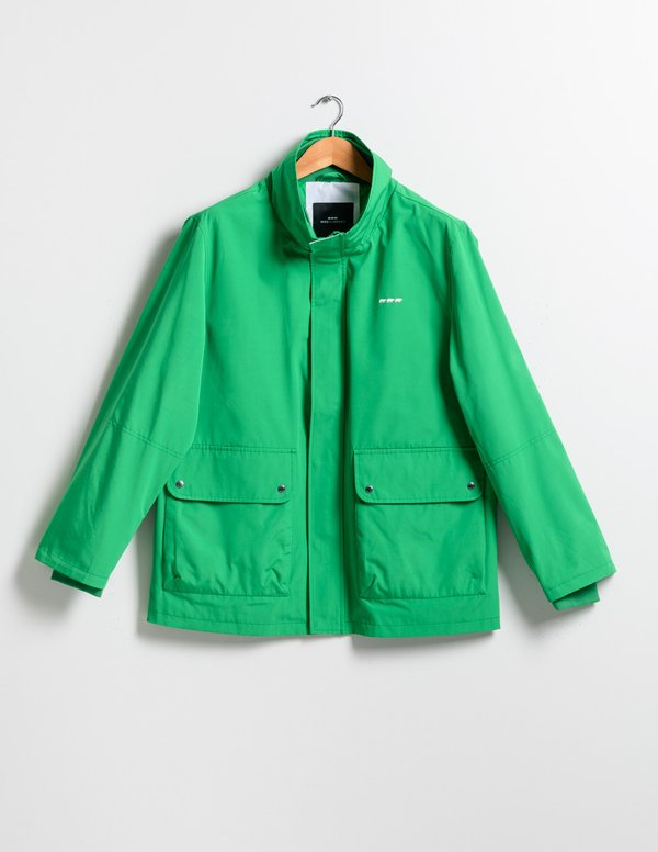 Parka nautique grandes poches boutons-pressions vert Parka nautique grandes poches boutons-pressions vert