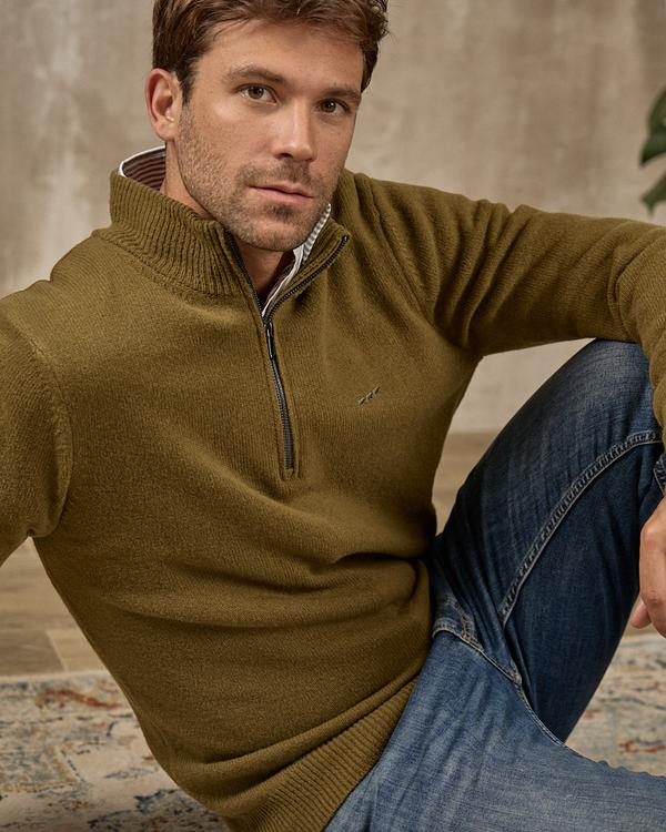 Pull col camionneur vert Pull col camionneur vert